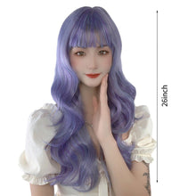 Load image into Gallery viewer, Fashion Wig Women's Long Hair Natural Full Head Set Long Curly Hair Big Wave Simulation Wig Set

