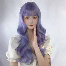 Load image into Gallery viewer, Fashion Wig Women's Long Hair Natural Full Head Set Long Curly Hair Big Wave Simulation Wig Set
