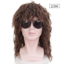Load image into Gallery viewer, Retro Rock Messy Synthetic Wig COS Holiday Party Daily Fake Headband Funny Wave Curly Hair Women Men False Hair Wig Cover

