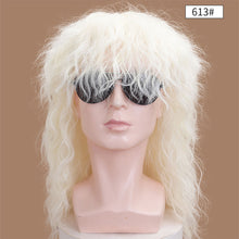Load image into Gallery viewer, Retro Rock Messy Synthetic Wig COS Holiday Party Daily Fake Headband Funny Wave Curly Hair Women Men False Hair Wig Cover
