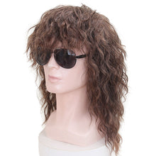 Load image into Gallery viewer, Retro Rock Messy Synthetic Wig COS Holiday Party Daily Fake Headband Funny Wave Curly Hair Women Men False Hair Wig Cover
