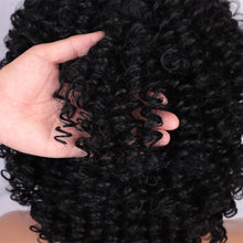 Load image into Gallery viewer, Classic High-temperature Silk Wig Cover Small Curled Caterpillar Long Curled Hair Synthetic Fiber Headband Women's Wig Cover

