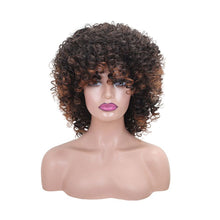 Load image into Gallery viewer, Classic High-temperature Silk Wig Cover Small Curled Caterpillar Long Curled Hair Synthetic Fiber Headband Women's Wig Cover
