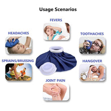 Load image into Gallery viewer, Dark Blue Black Cloth Ice Pack Cold Compress Hot Compress Physical Cooling Ice Pack Sports Portable Ice Pack
