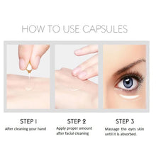 Load image into Gallery viewer, 20/50pcs Capsule Eyes Serum Effectively Fade Eye Lines Smooth Wrinkles Brighten Moisturizing Essence Beauty Skin Care Products
