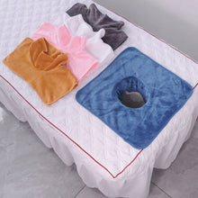 Load image into Gallery viewer, Beauty Salon Towel Bedside Hole Towel Massage Bed Hole Pad Face Towel Bedside Hole Towel Non Fading Massage Hole Towel
