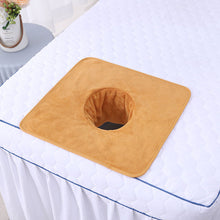 Load image into Gallery viewer, Beauty Salon Towel Bedside Hole Towel Massage Bed Hole Pad Face Towel Bedside Hole Towel Non Fading Massage Hole Towel
