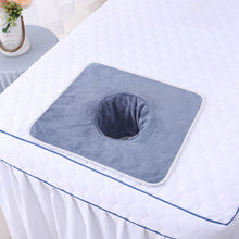 Load image into Gallery viewer, Beauty Salon Towel Bedside Hole Towel Massage Bed Hole Pad Face Towel Bedside Hole Towel Non Fading Massage Hole Towel
