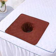 Load image into Gallery viewer, Beauty Salon Towel Bedside Hole Towel Massage Bed Hole Pad Face Towel Bedside Hole Towel Non Fading Massage Hole Towel
