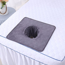 Load image into Gallery viewer, Beauty Salon Towel Bedside Hole Towel Massage Bed Hole Pad Face Towel Bedside Hole Towel Non Fading Massage Hole Towel
