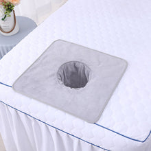 Load image into Gallery viewer, Beauty Salon Towel Bedside Hole Towel Massage Bed Hole Pad Face Towel Bedside Hole Towel Non Fading Massage Hole Towel

