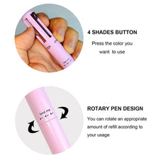 Load image into Gallery viewer, 4 in 1 Multifunctional Eyeliner Eyebrow Pencil Contour Pen Long Lasting Waterproof Eyeliner Makeup Pencil Lip Liner Pen Cosmetics
