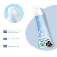 Load image into Gallery viewer, Amino Acid Facial Cleanser Daily Necessities Moisturizing Cleanser Brush Amino Acid Foam Facial Cleanser with Brush

