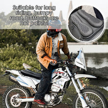 Load image into Gallery viewer, High-elastic Motorcycle Gel Seat Cushion 3D Honeycomb Structure Shock Foldable Breathable Motorcycle Gel Seat Pad Gel Cushion
