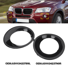 Load image into Gallery viewer, Car Fog Lamp Frame Front Bumper Light Cover Trim Primed For BMW X3 E83 LCI 2007 2008 2009 2010 Accessories 51113423789
