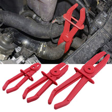 Load image into Gallery viewer, 3Pcs/Set Car Hose Tube Clamp Pliers Repair Tool Brake Fuel Water Line Clamp Pliers Hose Automobile Clamp Removal Hand Tool
