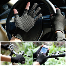 Load image into Gallery viewer, 1Pair Non-Slip Motorcycle Motor Gloves Racing Protective Gloves Breathable Anti-UV Outdoor Sports Riding Cycling Gloves
