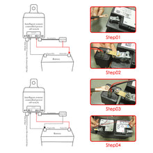 Load image into Gallery viewer, 12V 200A Car Battery Switch Relay Wireless Remote Control Battery Disconnect Cut Off Isolator Switch Anti-Theft with Dual Switch
