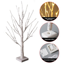 Load image into Gallery viewer, Lighted Birch Tree for Home Decor Easter Christmas Decorations Indoor Tabletop Mini Artificial Trees with Lights
