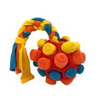 Load image into Gallery viewer, Interactive Dog Snuffle Ball Toy Foraging Skills Food Hiding Bite-resistant Anxiety Relief Slow Feeder Training Pet Ball Toy
