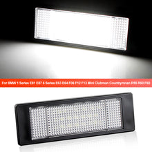 Load image into Gallery viewer, 1PC 12V Car LED License Number Plate Light Trunk Lamp Light Sourcefor BMW 1 Series E81 E87 6 Series E63 E64 F06 F12 F13 Mini Clubman Countrymnan R55 R60 F60
