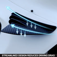 Load image into Gallery viewer, 2Pcs Motorcycle Winglet Aerodynamic Spoiler Wing Kit With Adhesive Motorcycle Decoration Sticker For GSX250R R15400 CBR Suzuki Honda Yamaha R3/R25
