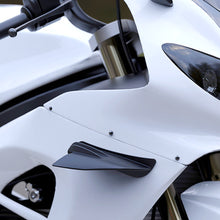 Load image into Gallery viewer, 2Pcs Motorcycle Winglet Aerodynamic Spoiler Wing Kit With Adhesive Motorcycle Decoration Sticker For GSX250R R15400 CBR Suzuki Honda Yamaha R3/R25
