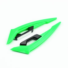 Load image into Gallery viewer, 2Pcs Motorcycle Winglets Front Side Spoiler Aerodynamic Wing Set Fixed Wind Wing with Adhesive Decoration Sticker
