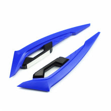 Load image into Gallery viewer, 2Pcs Motorcycle Winglets Front Side Spoiler Aerodynamic Wing Set Fixed Wind Wing with Adhesive Decoration Sticker
