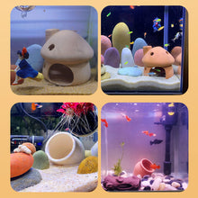 Load image into Gallery viewer, Ceramic Aquarium Decoration Fish Shrimps Shelter House Pottery Landscaping Ornaments Decor Fish Tank Submarine Cave Decor
