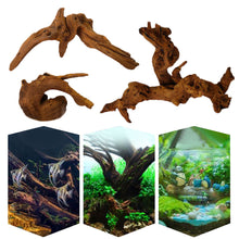 Load image into Gallery viewer, Natural Tree Trunk Aquarium Decoration Sunken Wood Landscaping Ornaments Decor Fish Tank Ornament Different Shape
