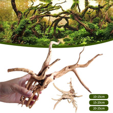Load image into Gallery viewer, Natural Tree Trunk Aquarium Decoration Sunken Wood Landscaping Ornaments Decor Fish Tank Ornament Different Shape
