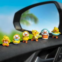 Load image into Gallery viewer, Cute Duck Figurines Miniature Craft Ornament Micro Landscape Kawaii Desk Car Interior Accessories Home Decoration Kids Gift
