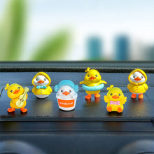 Load image into Gallery viewer, Cute Duck Figurines Miniature Craft Ornament Micro Landscape Kawaii Desk Car Interior Accessories Home Decoration Kids Gift
