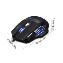 Load image into Gallery viewer, 7-Button Gaming Photoelectric USB Wired Mouse Colorful 7-Color Breathing Light Backlight Gaming Mouse DPI 800-3600 Adjustable
