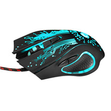 Load image into Gallery viewer, Professional USB Wired Gaming Mouse With Colorful LED Computer Office Mouse DPI 800-2400 Adjustable
