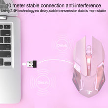 Load image into Gallery viewer, E-Sports Gaming Wireless Mouse Silent Rechargeable 2.4G Connectable Mouse Peripherals Dual Mode RGB USB Office Gaming Home
