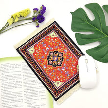 Load image into Gallery viewer, 220*180*2MM Multi-Functional Bohemian Retro Style Rubber Non-Slip Mouse Pad Palace Fringe French Small Placemat Art Decoration
