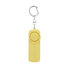 Load image into Gallery viewer, Portable ABS Personal Safety Alarm Latch With LED Female Pull Ring Anti-Pervert 130dB High-Pitched Alarm Keychain
