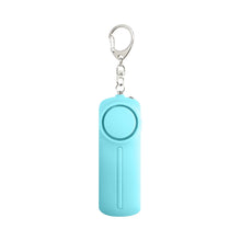 Load image into Gallery viewer, Portable ABS Personal Safety Alarm Latch With LED Female Pull Ring Anti-Pervert 130dB High-Pitched Alarm Keychain
