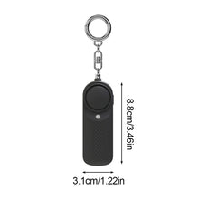 Load image into Gallery viewer, Outdoor SOS 130dB Personal Alarm Emergency Call Equipment Female Child Anti-Wolf Artifact With Night LED Light Keychain Battery Style
