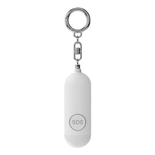 Load image into Gallery viewer, 130dB Self-Protection Alarm With LED Flashlight Outdoor Emergency Call Equipment With Key Chain Rechargeable Anti-Loss Device Locator
