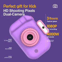 Load image into Gallery viewer, 4000W 1080P HD Kids Camera 2.0 Inch IPS Screen Dual Camera Mini Slr Digital Camera Gift Toys
