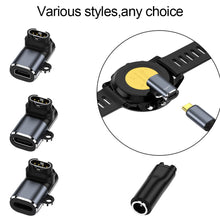 Load image into Gallery viewer, Type-C/Micro/Linghtning For Garmin Watch Charging Adapter For Fenix 7/6/5/7X/6X/5X/ Venu 2 Plus Watch Charging Converter
