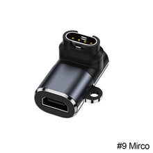 Load image into Gallery viewer, Type-C/Micro/Linghtning For Garmin Watch Charging Adapter For Fenix 7/6/5/7X/6X/5X/ Venu 2 Plus Watch Charging Converter
