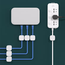 Load image into Gallery viewer, 6PCS Magnetic Data Cable Organizer Clips Office Desktop Charging Wire Mouse Cable Non-Trace Fixed Winder
