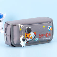 Load image into Gallery viewer, Space Astronaut Pencil Case Large Capacity Kids Stationery Bag School Studen Cartoon Canvas Pencil Bag
