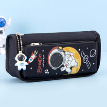 Load image into Gallery viewer, Space Astronaut Pencil Case Large Capacity Kids Stationery Bag School Studen Cartoon Canvas Pencil Bag
