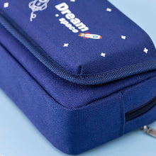 Load image into Gallery viewer, Space Astronaut Pencil Case Large Capacity Kids Stationery Bag School Studen Cartoon Canvas Pencil Bag
