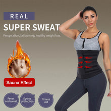 Load image into Gallery viewer, Women Waist Trainer Postnatal Slimming Body Lumbar Shaper Tummy Sweat Double Belt Shapewear Workout Shaper Corset Fitness Sport Girdle Belt
